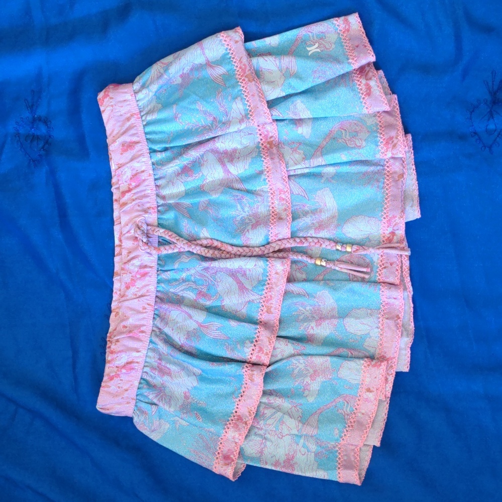 Love Shack Fancy Mermaid Shimmer Skirt Small